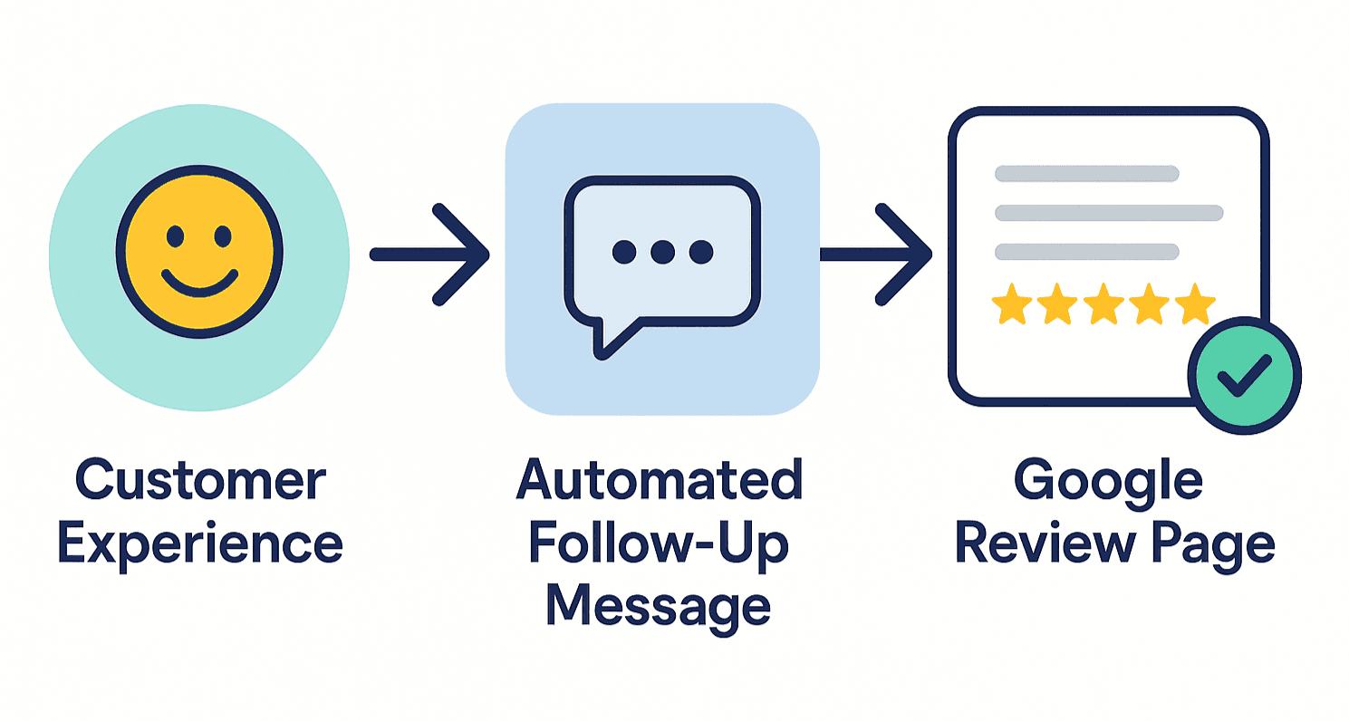 Flowchart showing the steps of an ethical review generation process